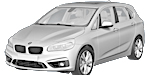 BMW F45 B1C55 Fault Code